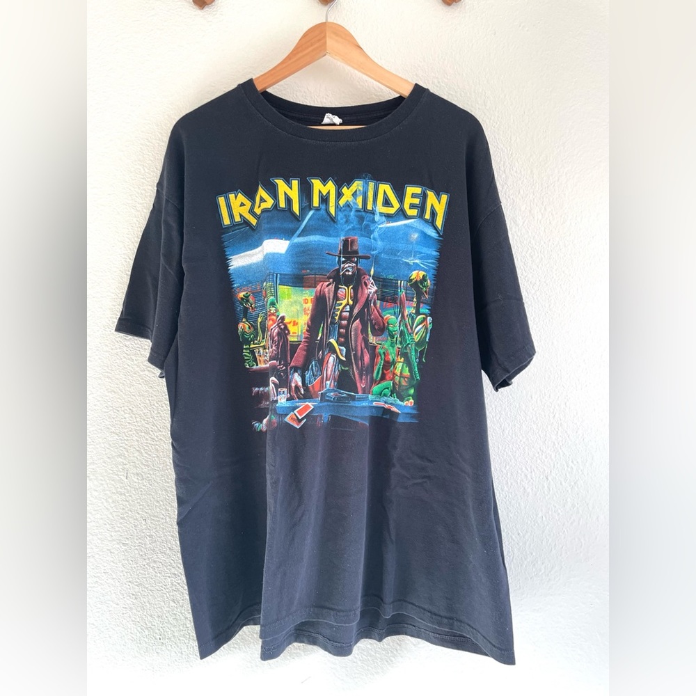 Iron Maiden Maiden England North American Tour 2012 Original Tour Shirt Band Tee
